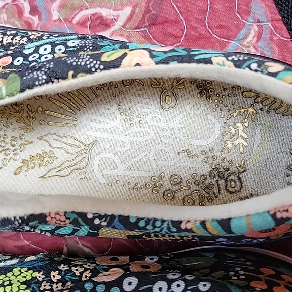 EUC- KEDS X Rifle Paper Co ‘Lourdes Floral Anchor’ Lace Up Sneakers - Picture 3 of 9